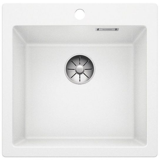 Chiuveta bucatarie Pleon 5 521672, silgranit Alb, 515 x 510 mm, pe blat, Blanco